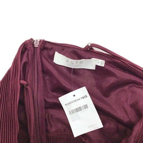 ASTR $79 Moroon Wrap Front Strappy Cut-out Jumpsuit - Picture 9 of 9